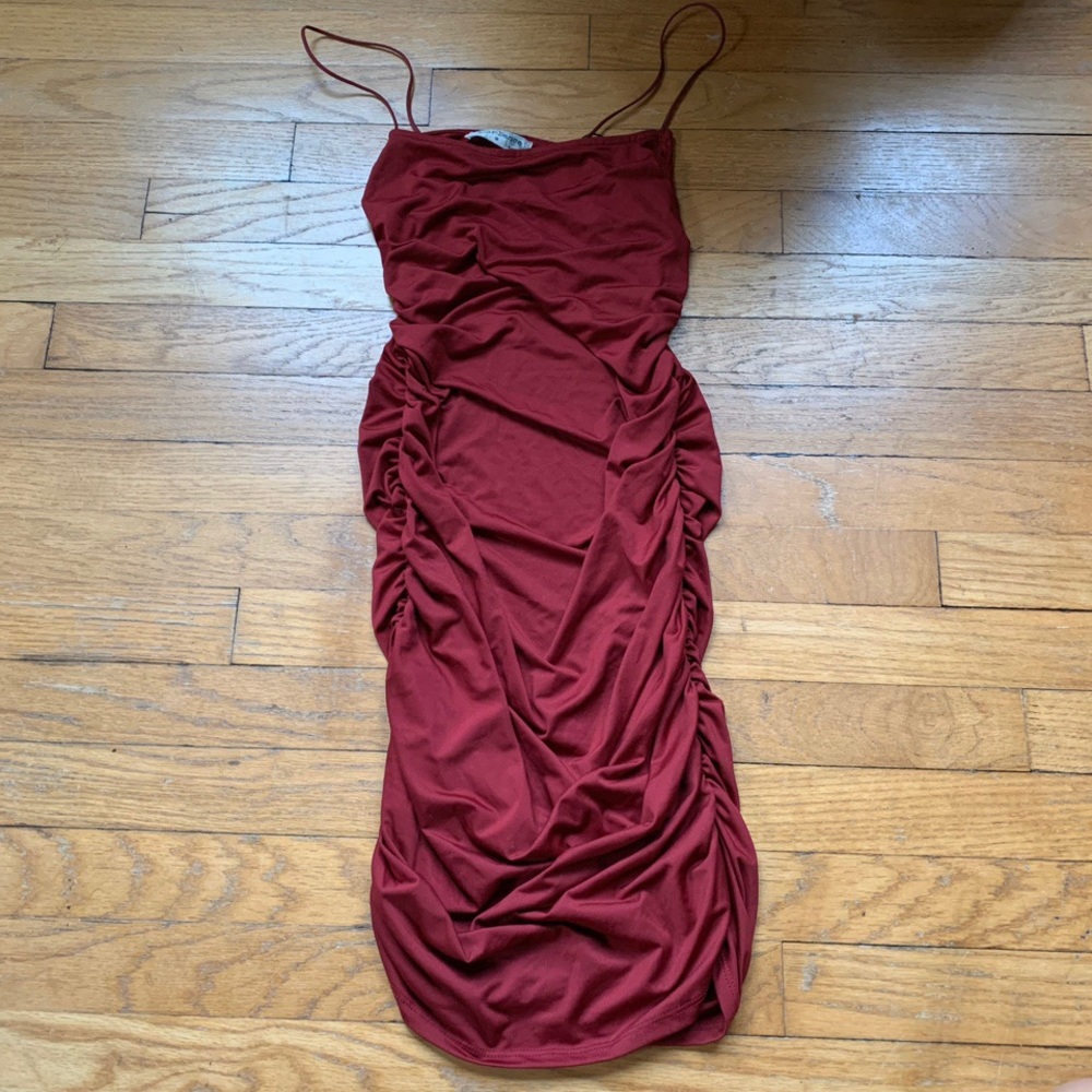 Fancy fun sexy fitted red dress